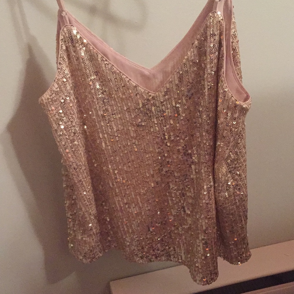 Gap sequin tank top